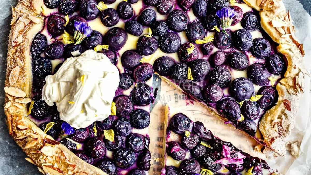 Blueberry Cheesecake Galette.