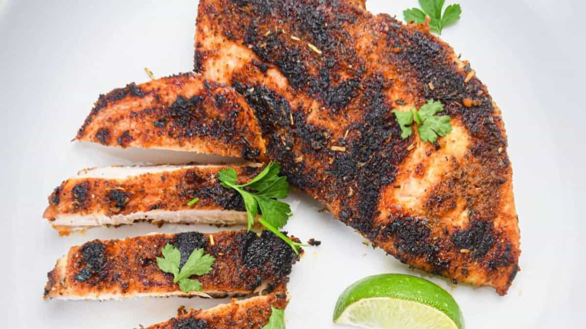 Cajun Blackened Chicken Breast.
