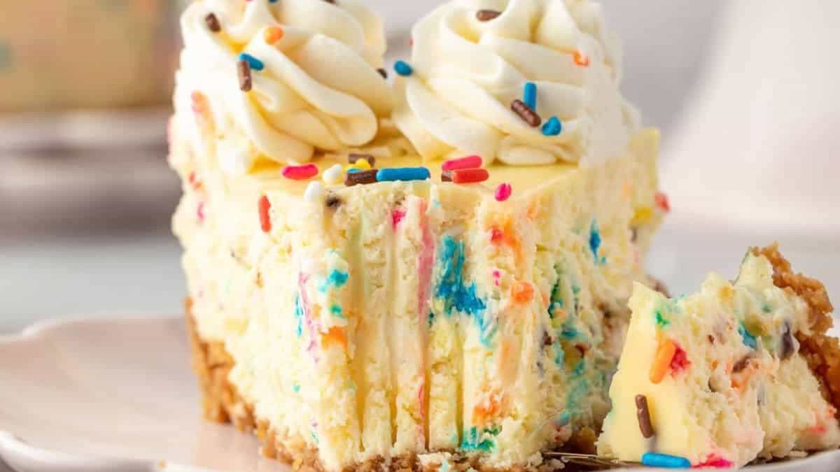 Funfetti Birthday Cheesecake.