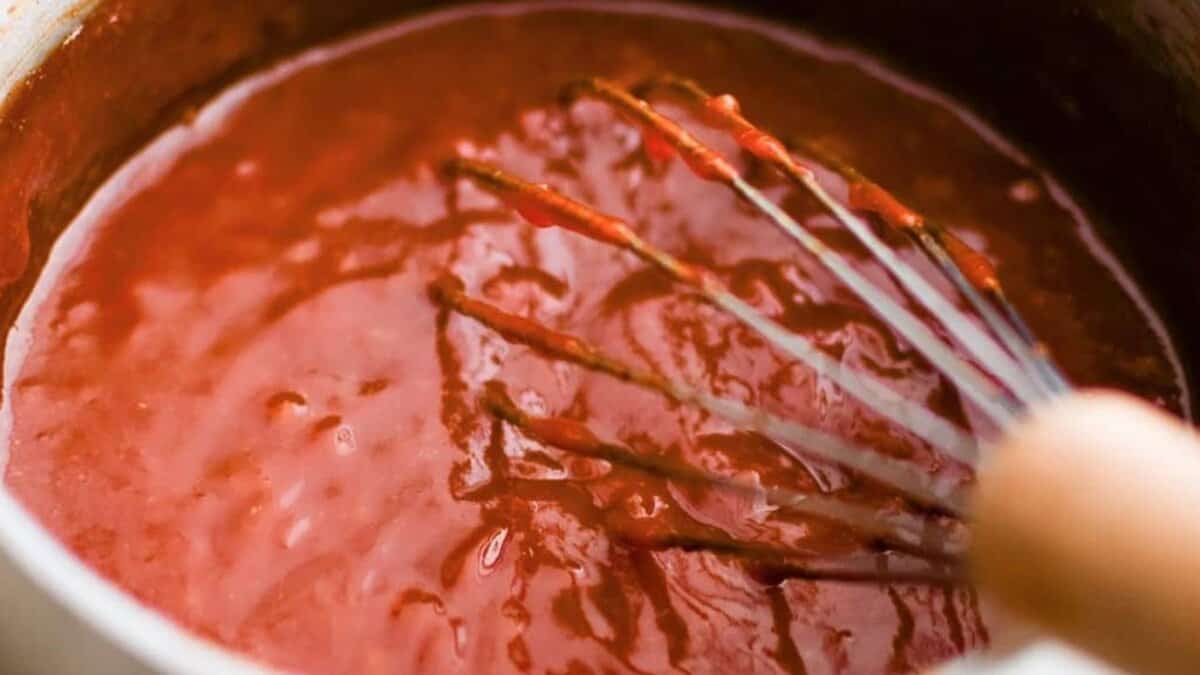 Homemade BBQ Sauce.