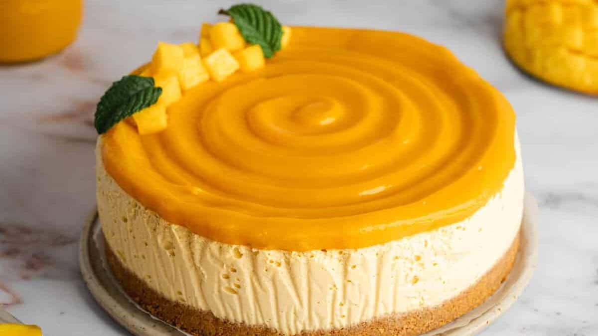 Mango Cheesecake.