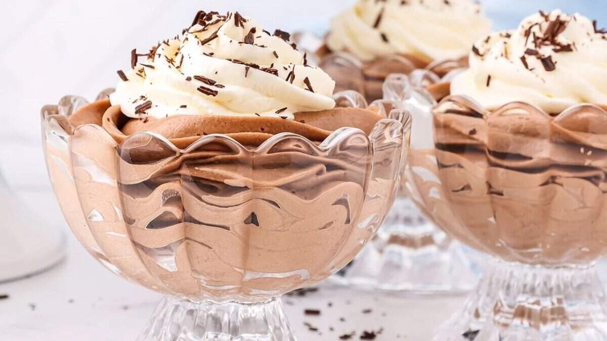Nutella Chocolate Cheesecake Mousse.