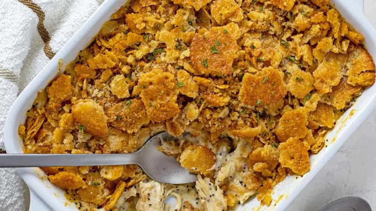 Poppy Seed Chicken Casserole.