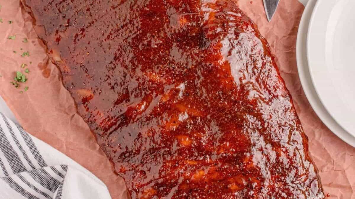 Smoked Spare Ribs.