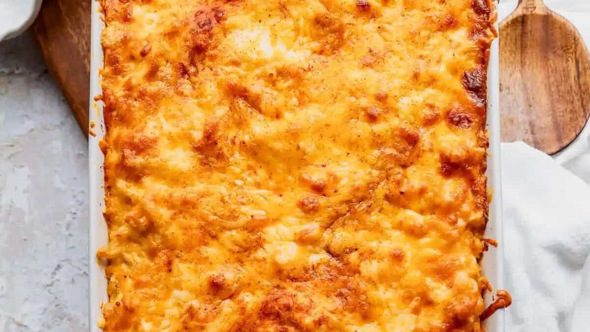 Southern Baked Mac and Cheese.