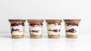 Cheesecake jars.