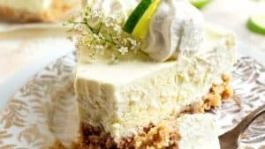 Elderflower cheesecake.