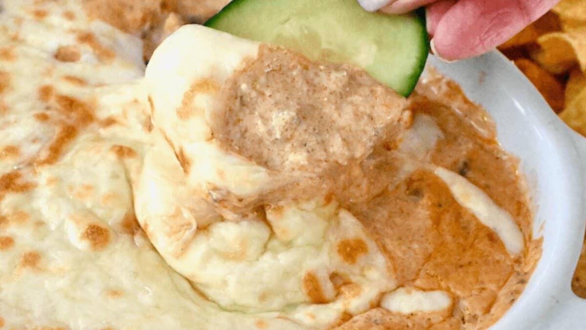 3 Ingredient Chili Cheese Dip.
