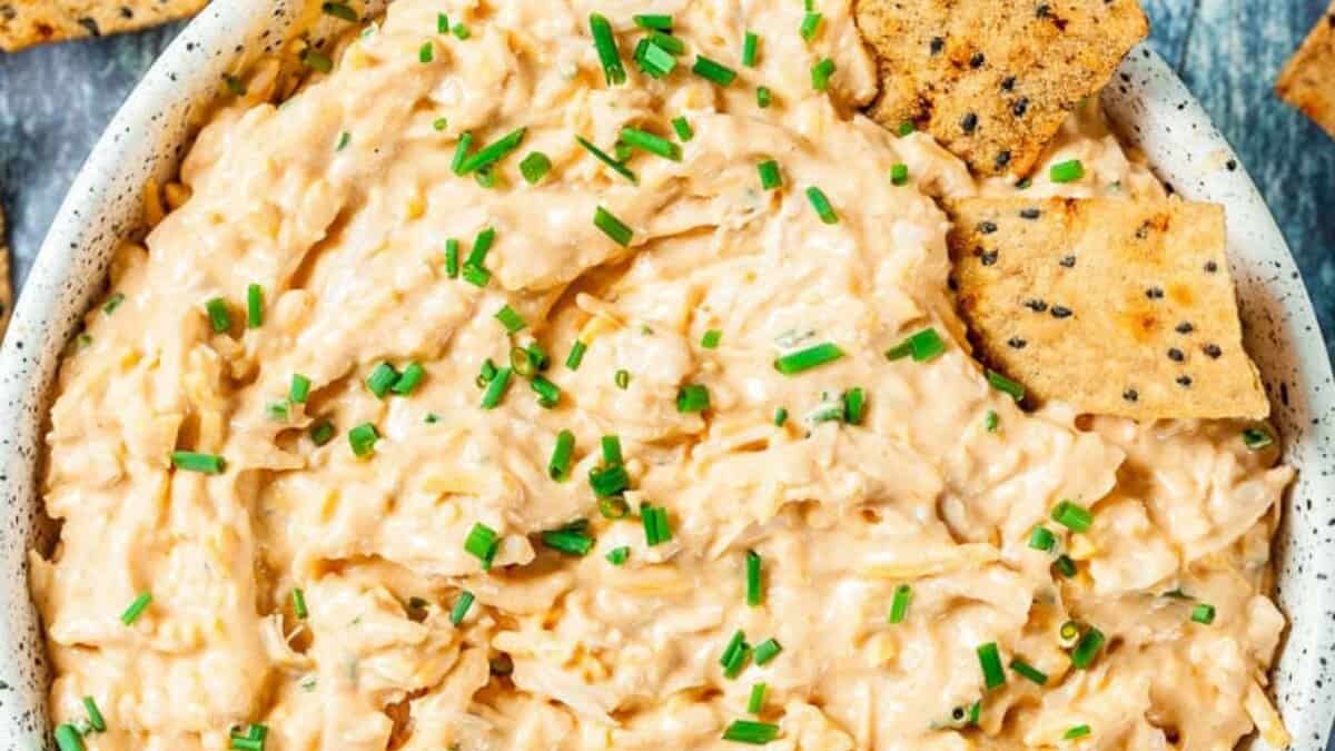 Easy Cheesy Chicken Dip.