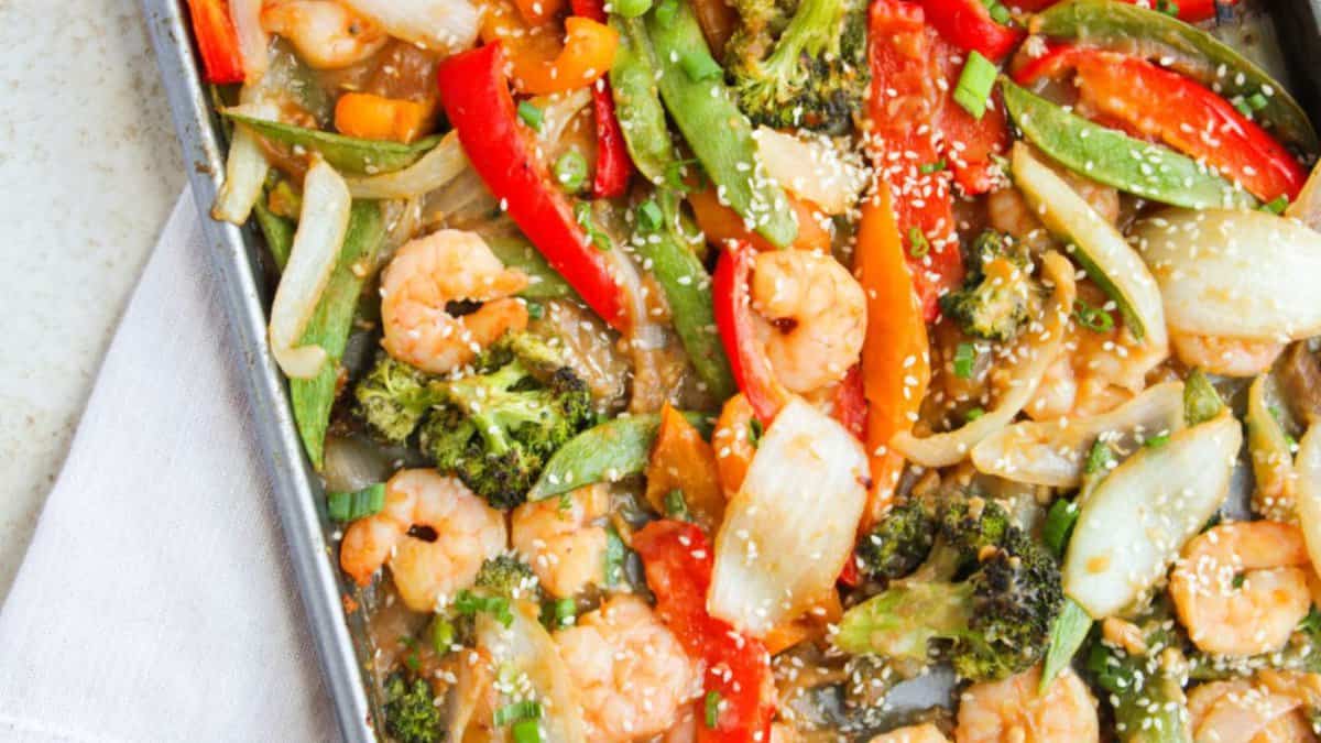 Shrimp & Veggie Stir Fry.
