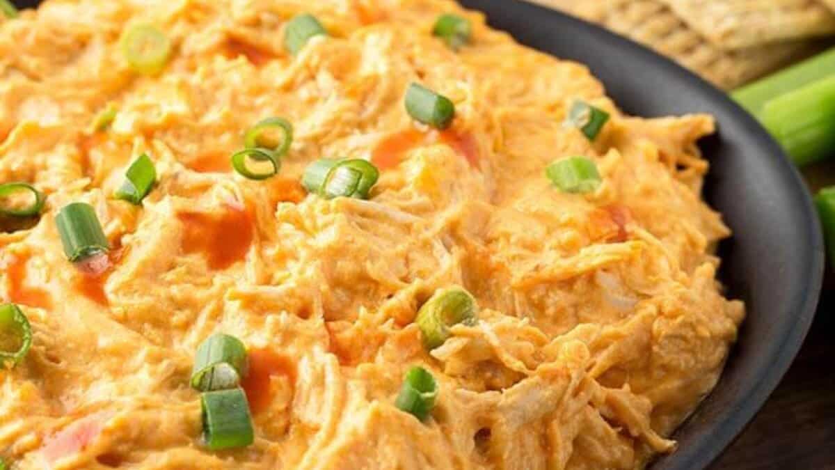 Slow Cooker Buffalo Chicken Dip.