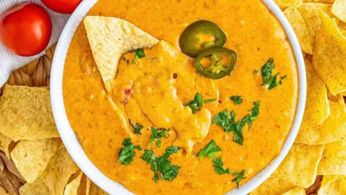 Slow Cooker Queso.