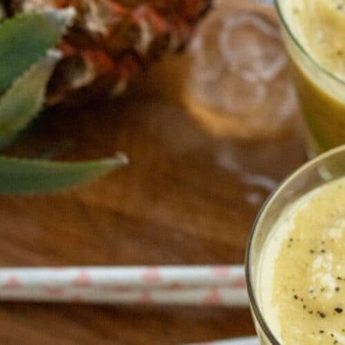 Frozen pineapple daiquiri.