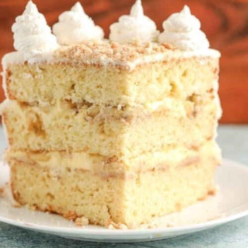 Banana pudding cake.