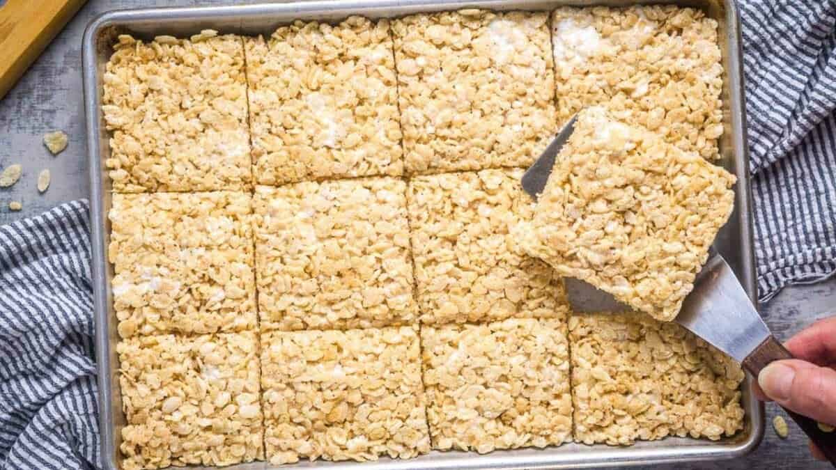 Brown Butter Rice Krispie Treats.