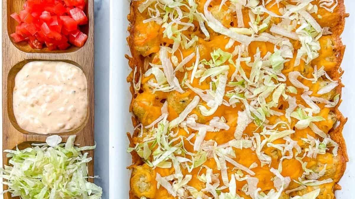 Cheeseburger Tater Tot Casserole.