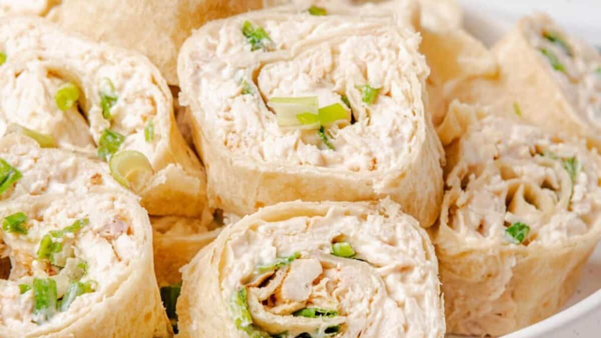 Chicken Taco Pinwheels.