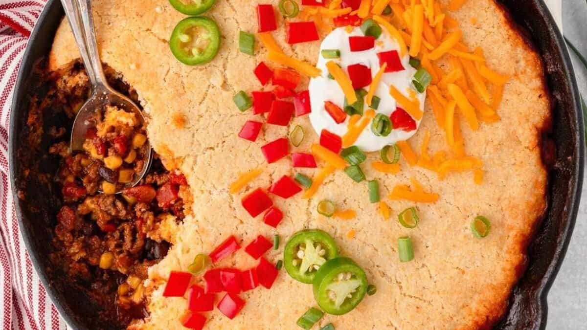 Cowboy Cornbread Casserole.