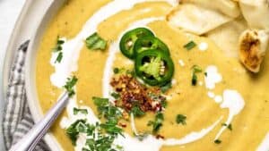 Cauliflower soup.