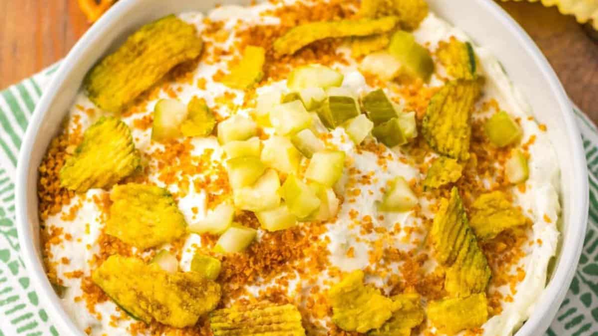 Fried Pickle Ranch Dip.