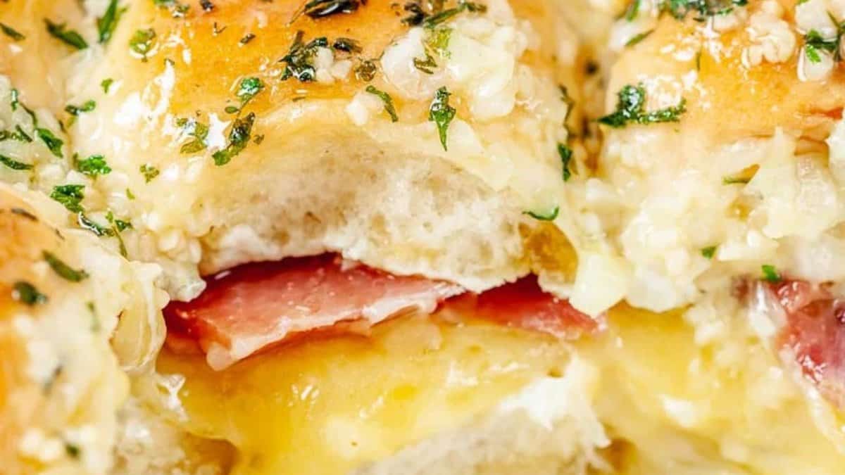 Ham and Cheese Sliders.