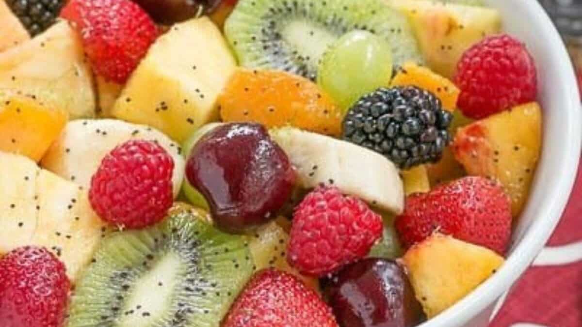 Honey Lime Fruit Salad.