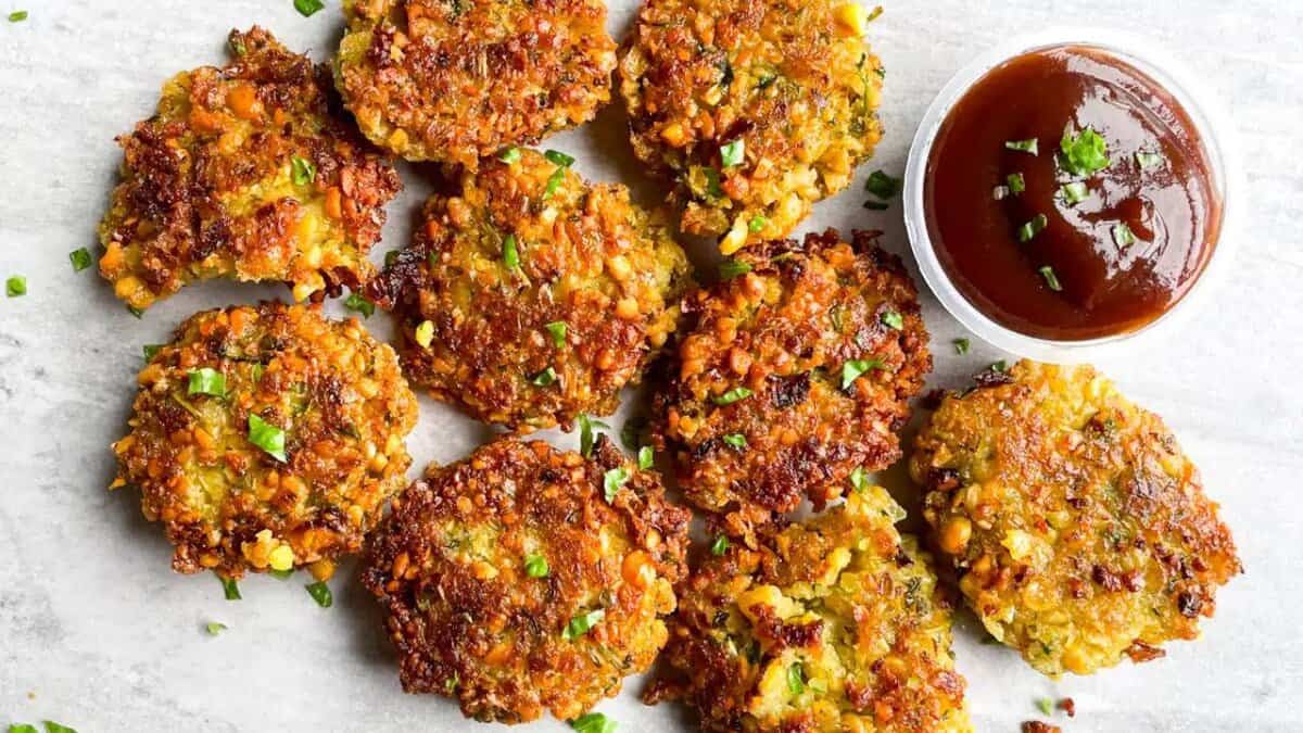 Indian Chickpea Fritters.