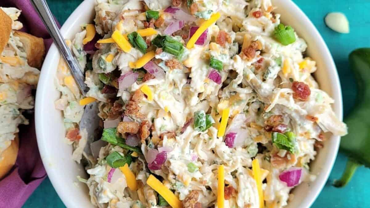 Jalapeño Popper Chicken Salad.