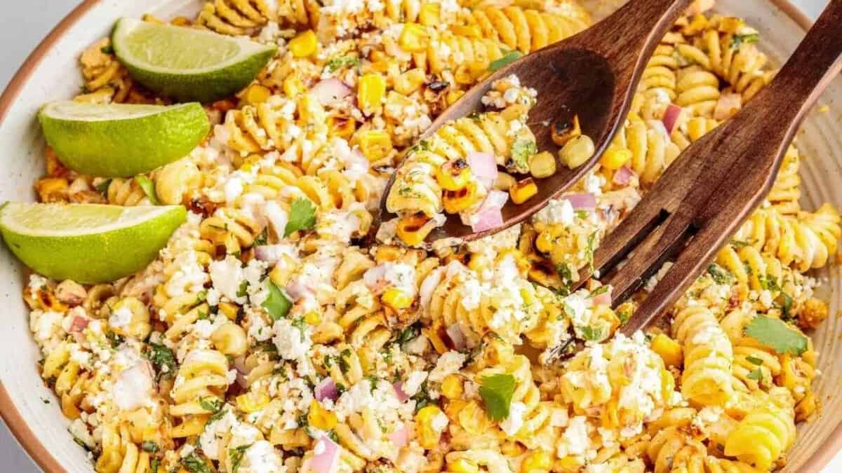 Mexican Street Corn Pasta Salad.