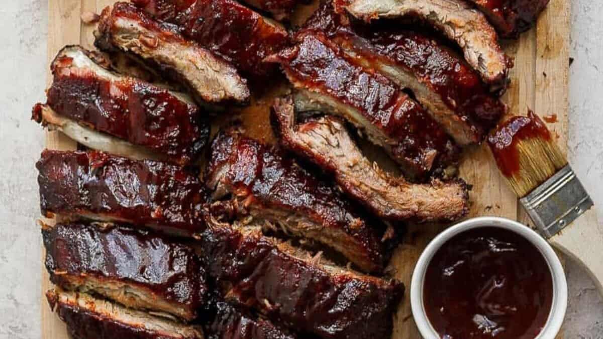 Oven Baked Ribs.