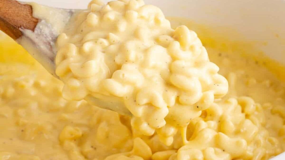 Slow Cooker Velveeta Mac and Cheese.