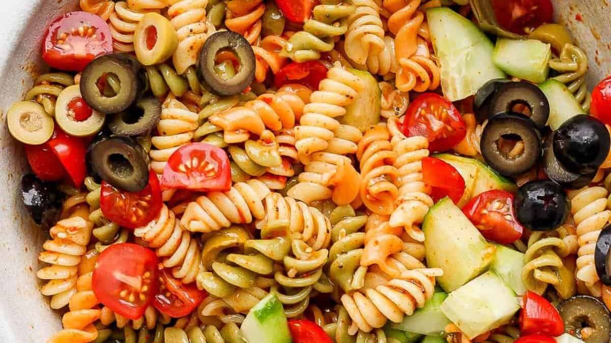 Zesty Italian Pasta Salad.