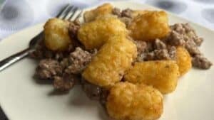 Tater tot casserole.