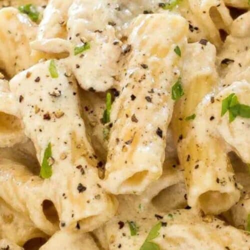 Chicken alfredo.