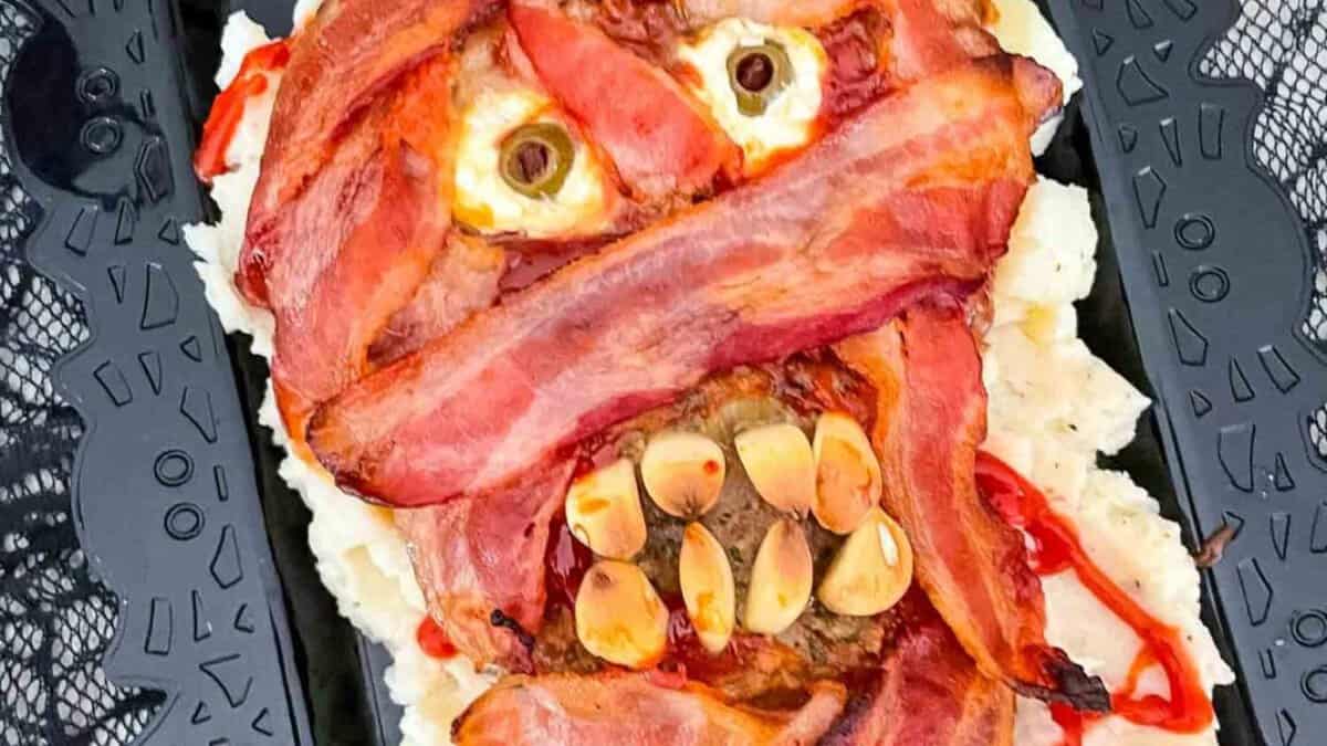 Halloween Mummy Meatloaf.