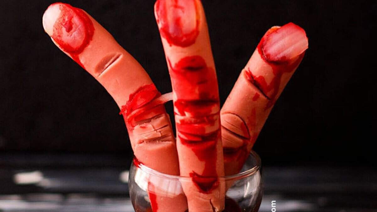 Spooky Halloween Severed Fingers.