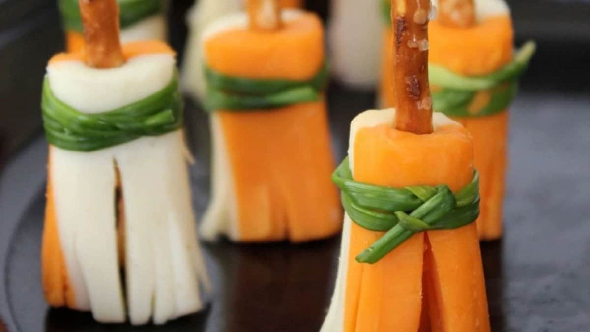 Witch's Broomstick Snacks.