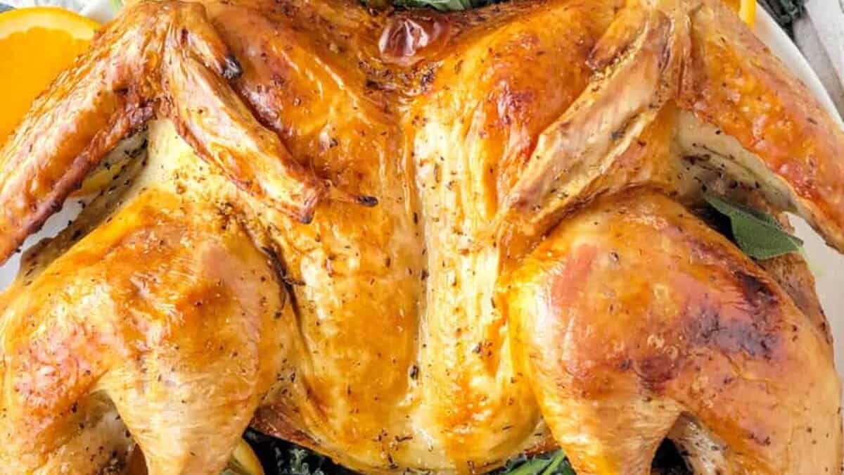 Spatchcock Turkey with Citrus-Herb Dry Brine.