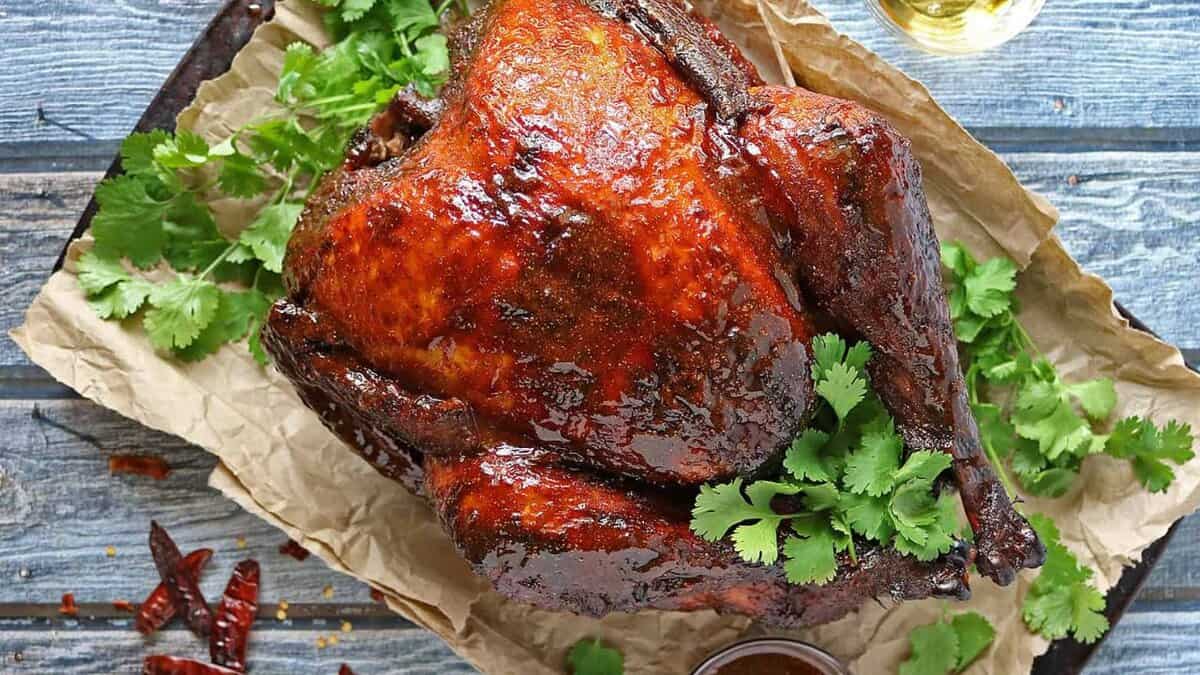 Spicy Honey Glazed Turkey.