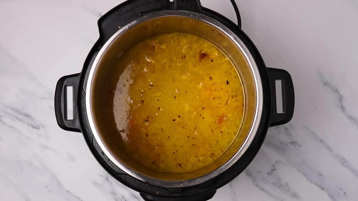 finished turkey soup